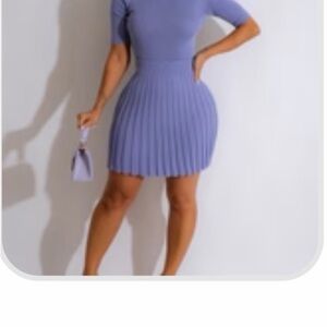 Chic Lavender Mini Dress